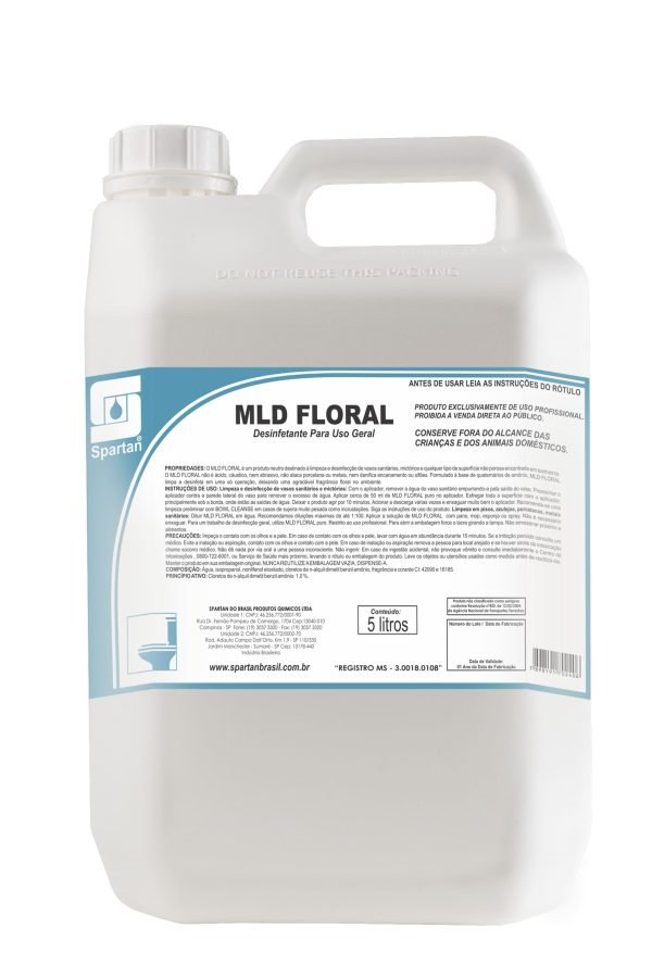 DESINFETANTE MLD FLORAL 5L SPARTAN