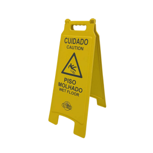 PLACA SINALIZAÇÃO PISO MOLHADO CLEANER