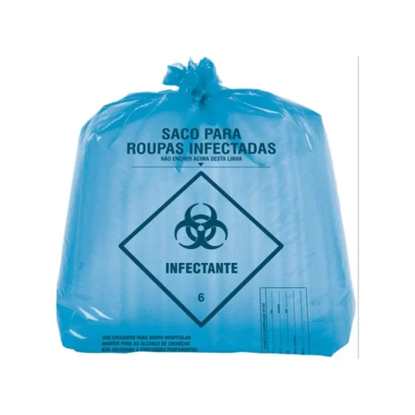 SACO HAMPER 100L AZUL HOSPITALAR